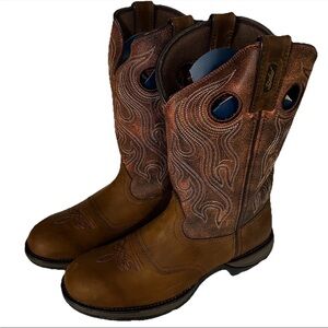 Rebel by Durango Men's Brown Saddle Western Boots DB5474 Sz 10.5 D